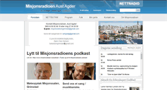 Desktop Screenshot of misjonsradioen.no